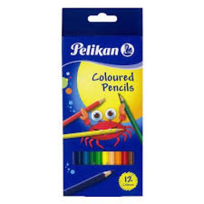 Pelikan Coloured Pencils (Long )12 Pcs